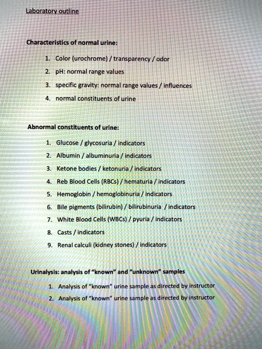 solved-laboratory-outline-characteristics-of-normal-urine-color