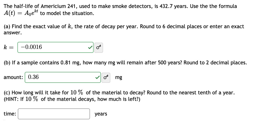 solved-the-half-life-of-americium-241-used-to-make-smoke-detectors