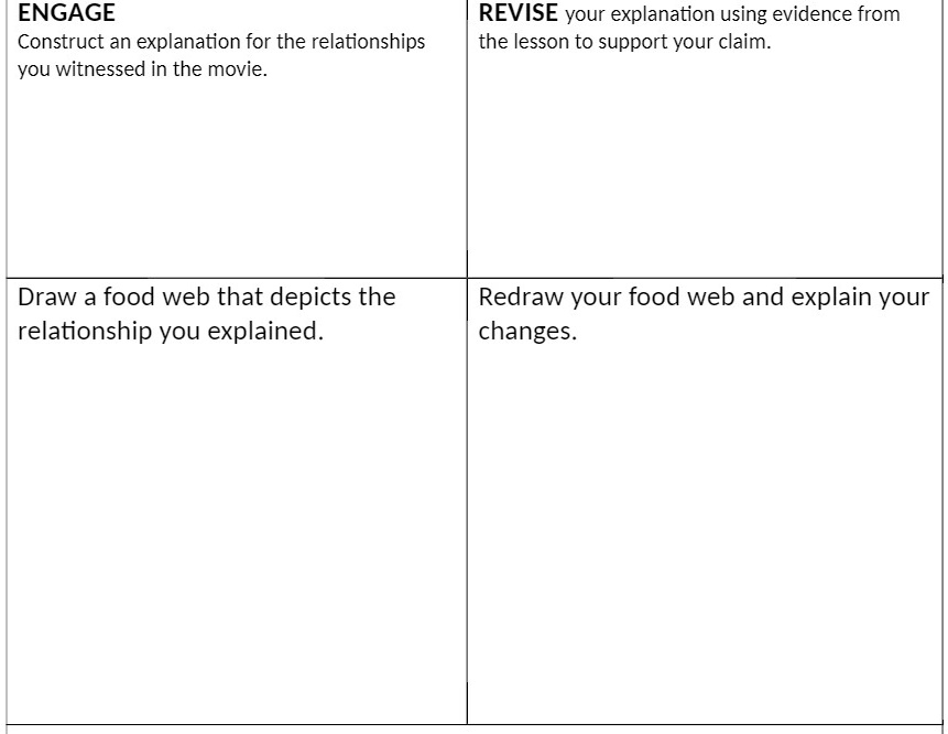 engage construct an explanation for the relationships you witnessed in ...