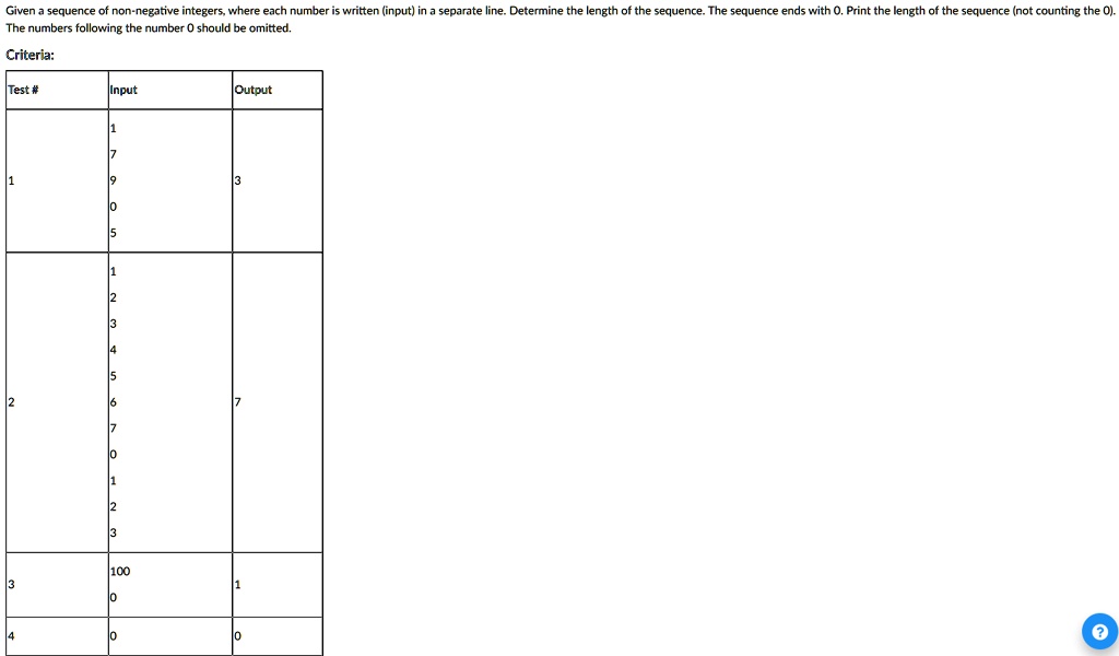 SOLVED: Given a sequence of non-negative integers where each number is ...