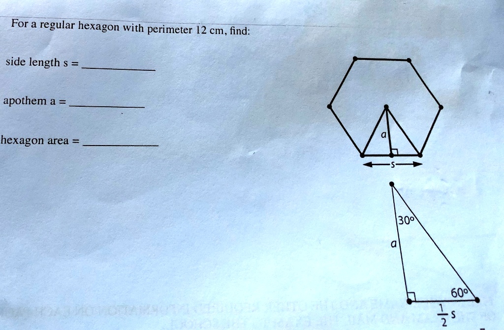 how to find the perimeter of a regular hexagon with apothem