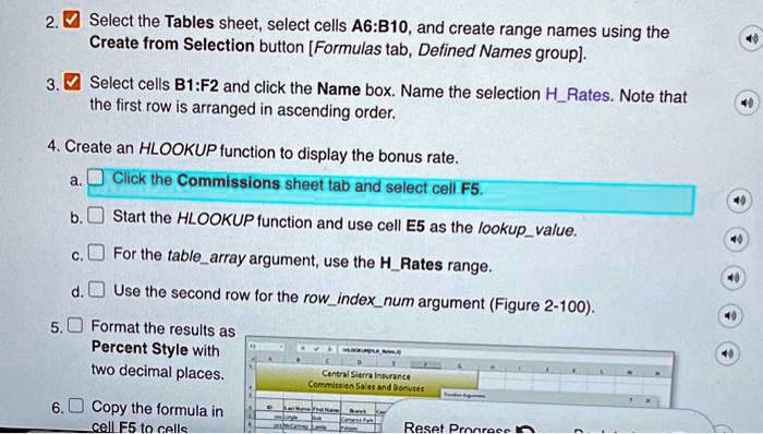 2select the tables sheetselect cells a6b10and create range names using ...