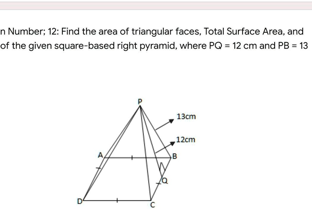 SOLVED 'solve this quetsion n Number; 12 Find the area of triangular