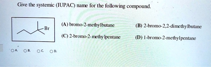 2 bromo 2 methylbutane common name