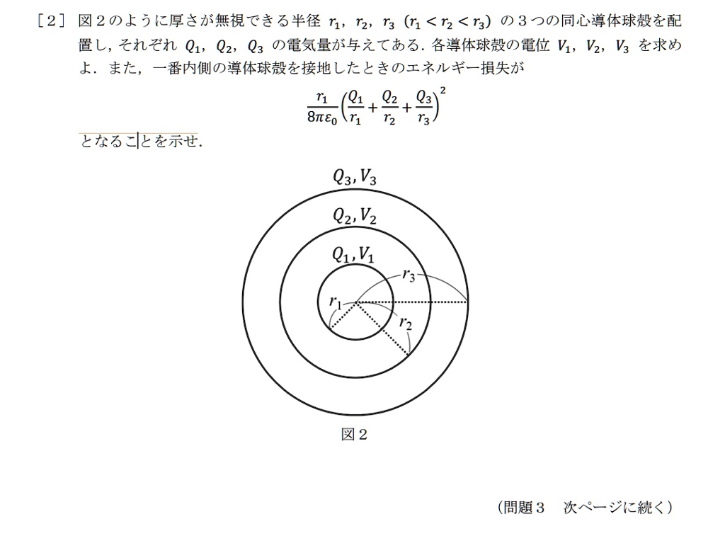 SOLVED: Texts: Three concentric conductor spherical shells of radii 𝑟1 ...