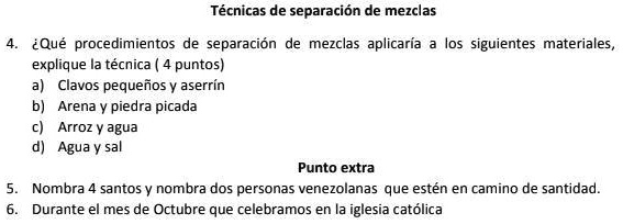 SOLVED: AYUDAAAAA ES PARA UN EXAMEN ALGUIEN QUE ME AYUDE D': Técnicas