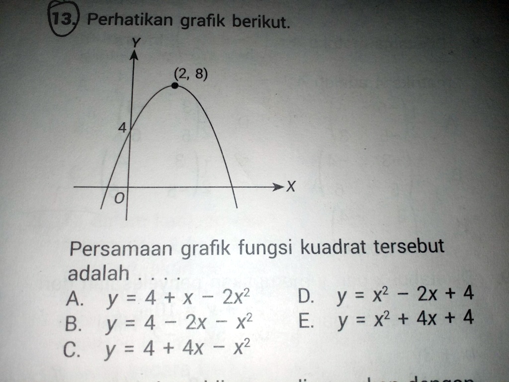 Solved Bantu Jawab Dong Makasi Perhatikan Grafik Berikut X Persamaan Grafik