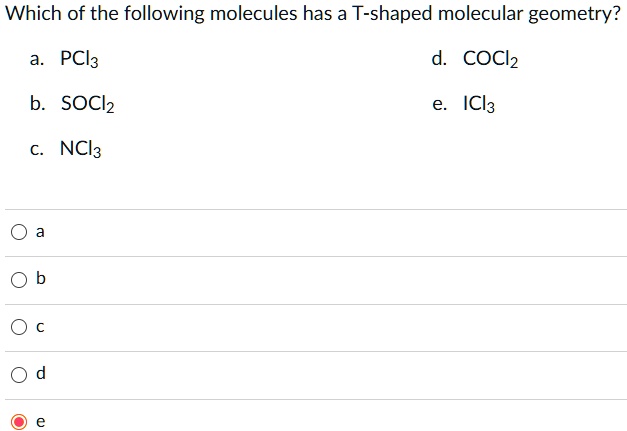 socl2 molecular geometry