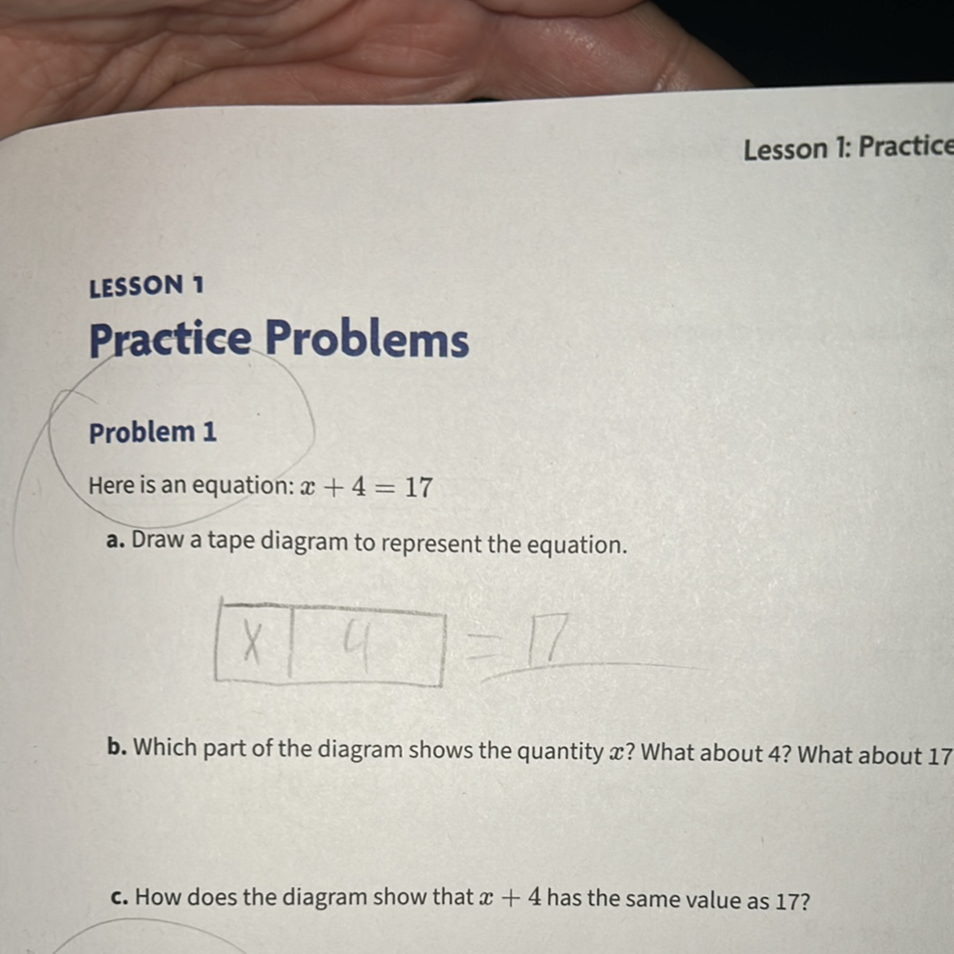 Lesson 1: Practice LESSON 1 Practice Problems Problem 1 Here is an ...