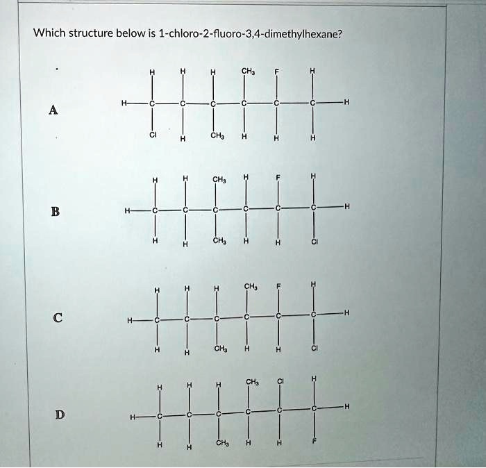 2 chloro 3 3 dimethylhexane structure