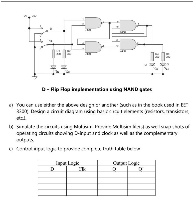 Solved Multisimmultisimmultisim Please Do The Simulation In Multisim And Solve Parts A 6660