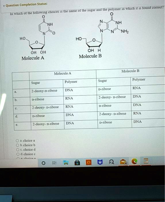 SOLVED Tound Which of the following choices? NHz HO HO OH OH Molecule