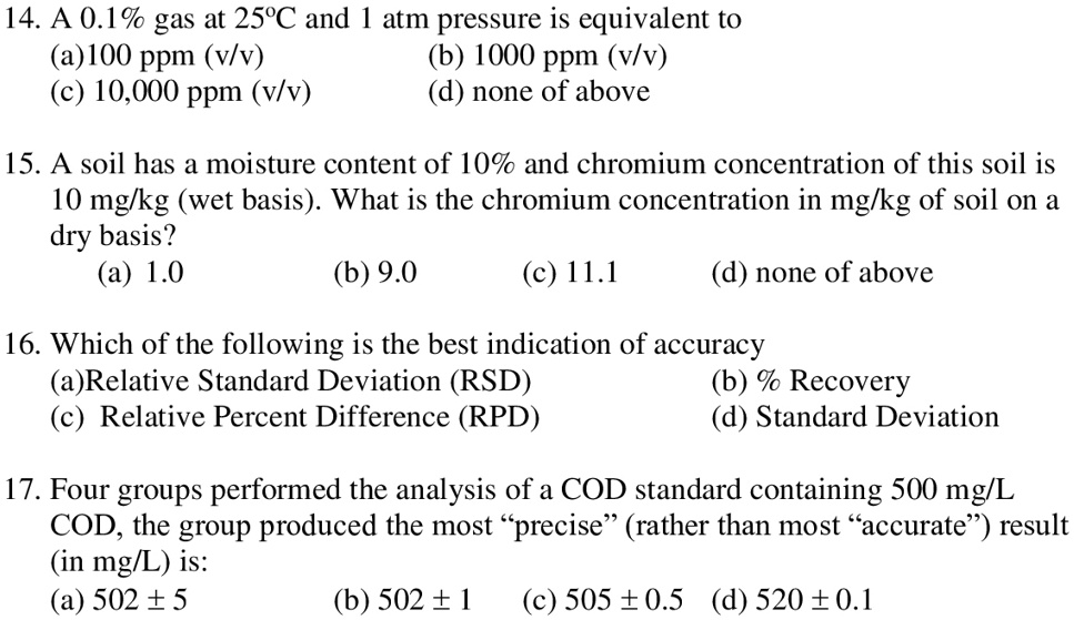 how to calculate ppm gas pressure