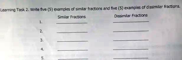 division of dissimilar fractions examples