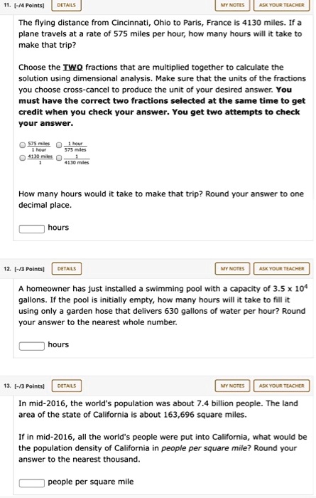 SOLVED Title Distance and Time Calculation Flying distance from