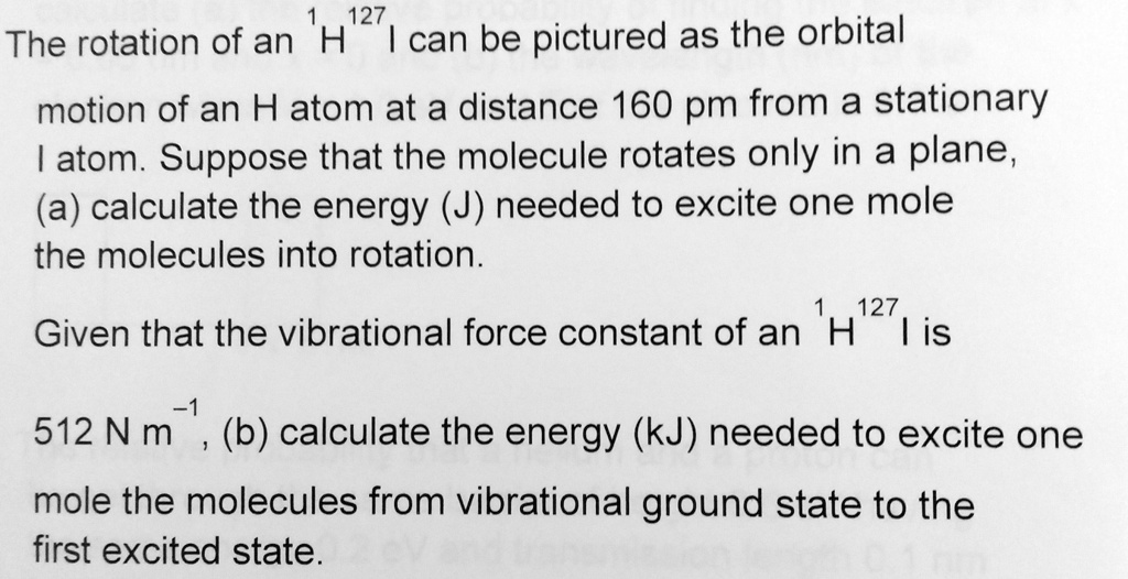 Atoms Station Rotation SOLVED: 127 The rotation of an H can be pictured as the orbital motion ...