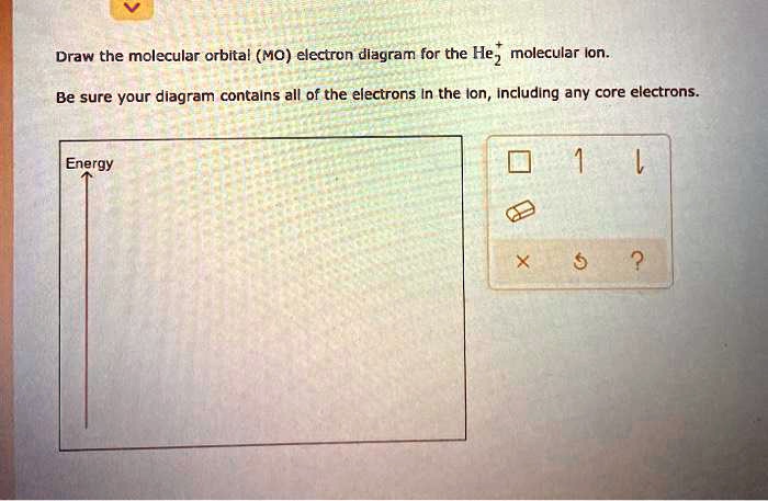 draw the molecular orbital mo electron diagram for the hez molecular ...