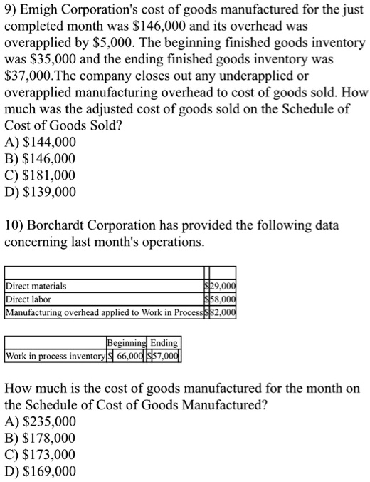 solved-9-emigh-corporation-s-cost-of-goods-manufactured-for-the-just