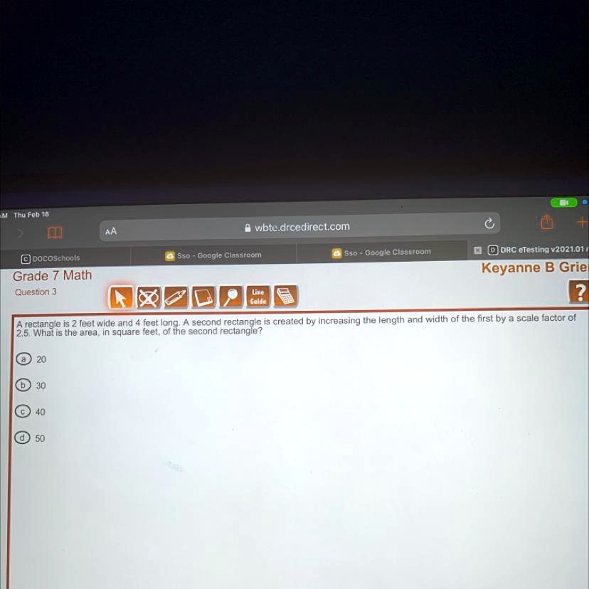 SOLVED A rectangle is 2 feet wide and 4 feet long. A second rectangle