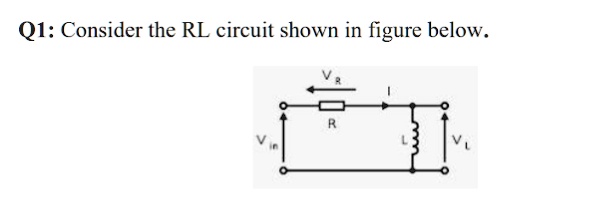 Q1: Consider the RL circuit shown in figure below.