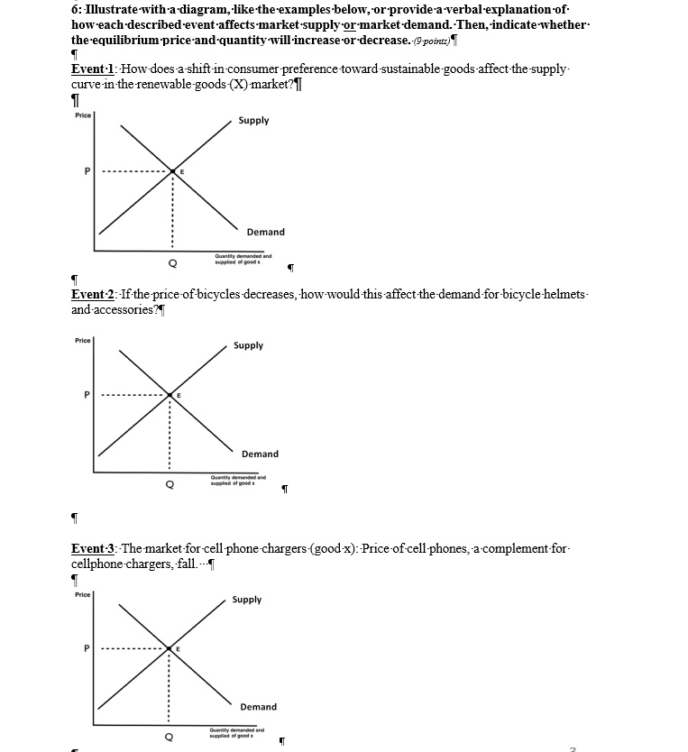 illustrate, using appropriate diagrams, the effect of... 6:-Illustrate with a diagram, like the examples below, or provide a ...