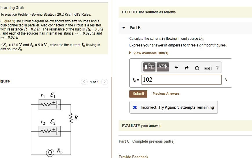 Learning Goal To Practice Problem Solving Strategy 26 Kirchhoffs Rules