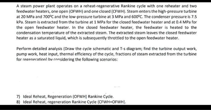SOLVED: Text: Draw the cycle schematic and T-s diagram for all ...