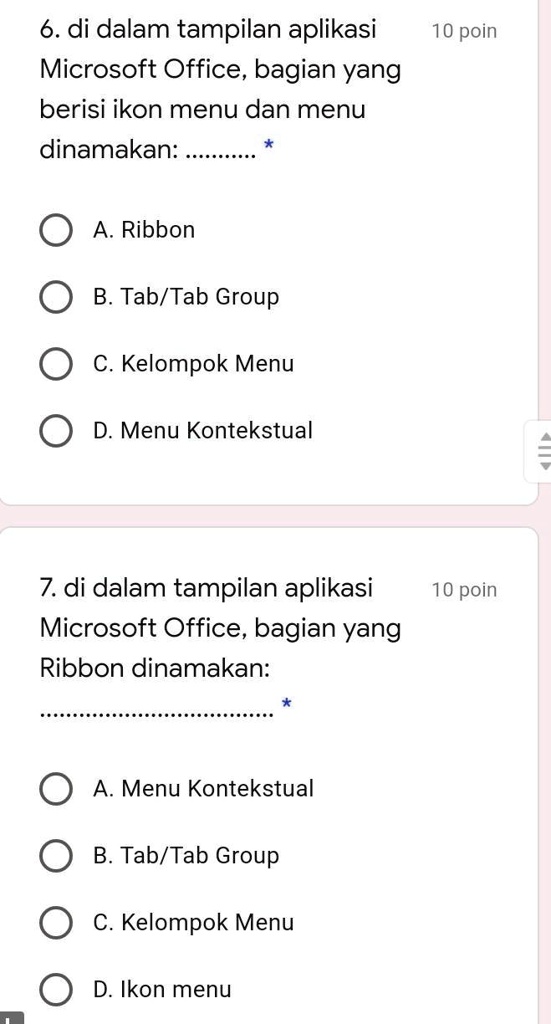 SOLVED: Gak Tau Gak Usah Jawab 6. Di Dalam Tampilan Aplikasi 10 Poin ...