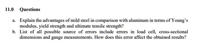 solved-explain-the-advantages-of-mild-steel-in-comparison-with