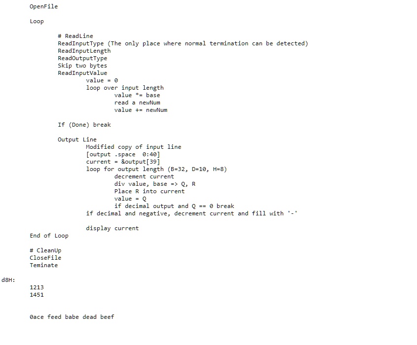 SOLVED: Batch Number Conversion: Prompt the user for the file name ...