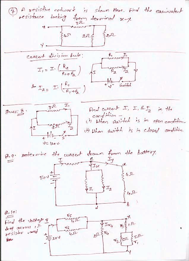 SOLVED A resistive network is shown here . find the equivalent