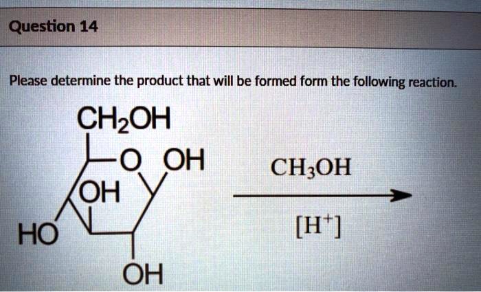 SOLVED: Please determine the product that will be formed from the ...