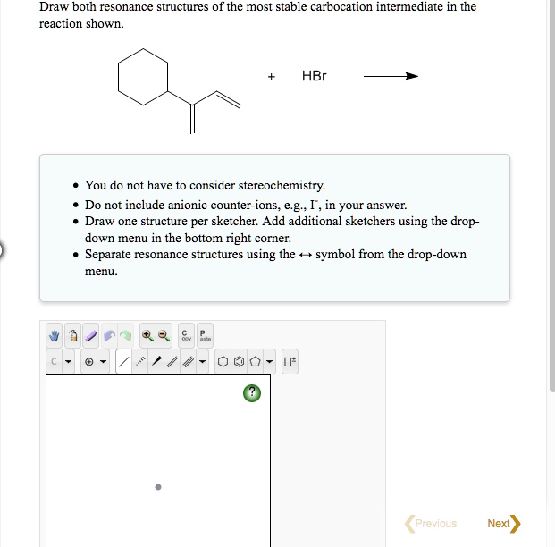 Draw both resonance structures of the most stable car… - SolvedLib