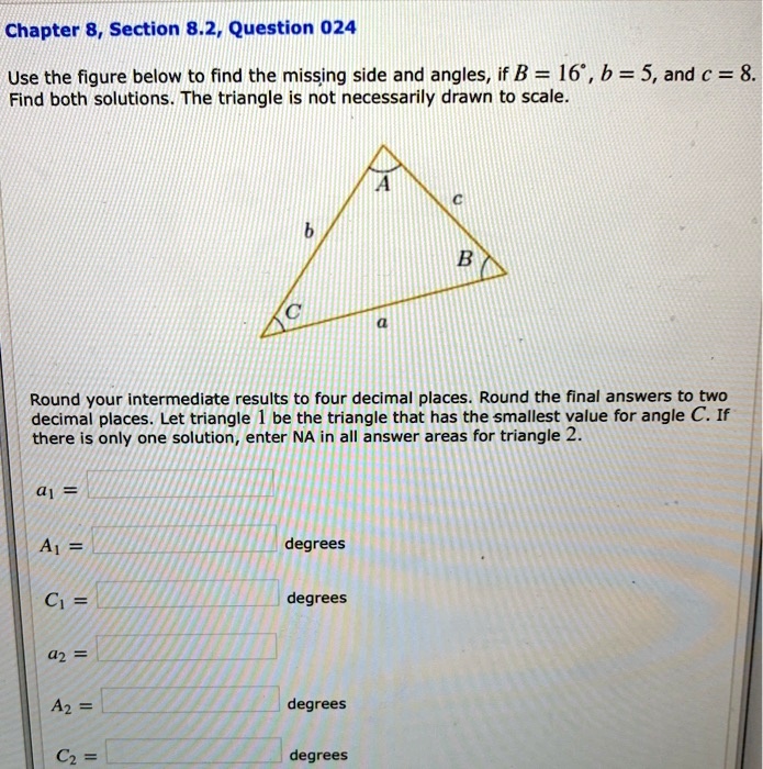 SOLVED: Chapter 8, Section 8.2 Question 024 Use the figure below to ...