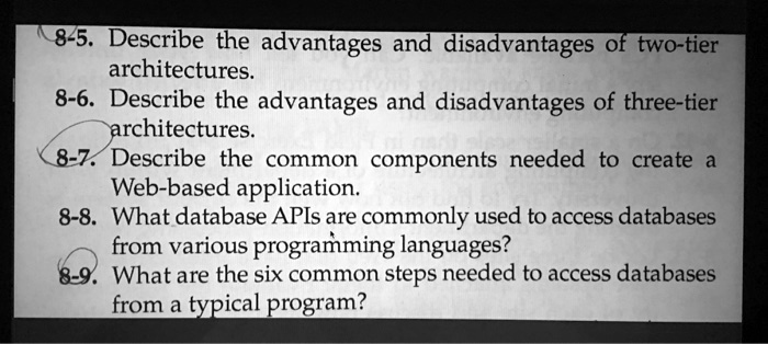 Advantages and Disadvantages of Three-Tier Architecture in DBMS