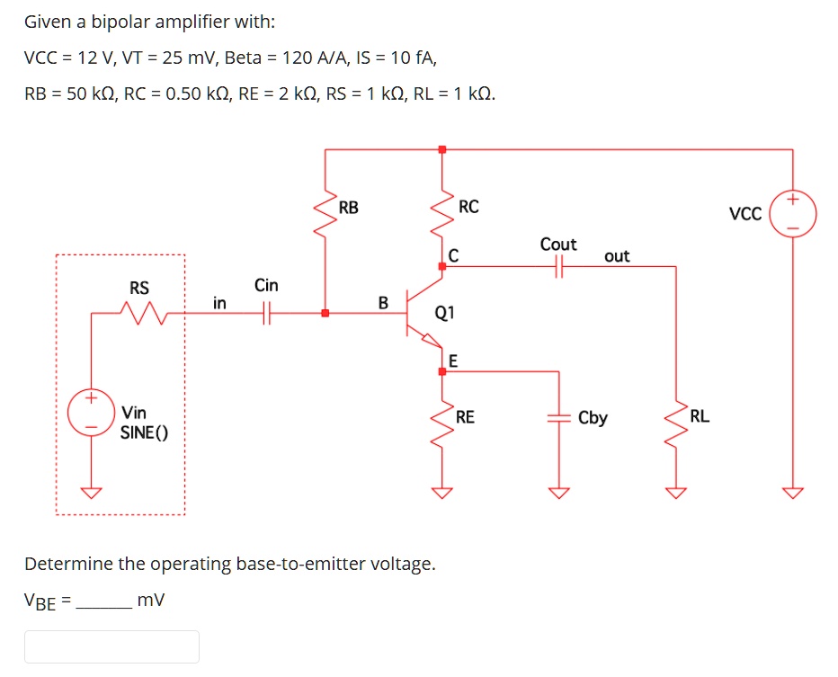 SOLVED: Draw the circuits (DC equivalent circuit, AC equivalent circuit ...