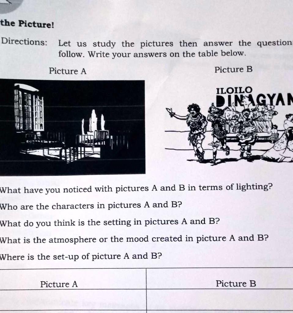 Who are the characters in pictures a and b the picturel..., image size:958x1024
