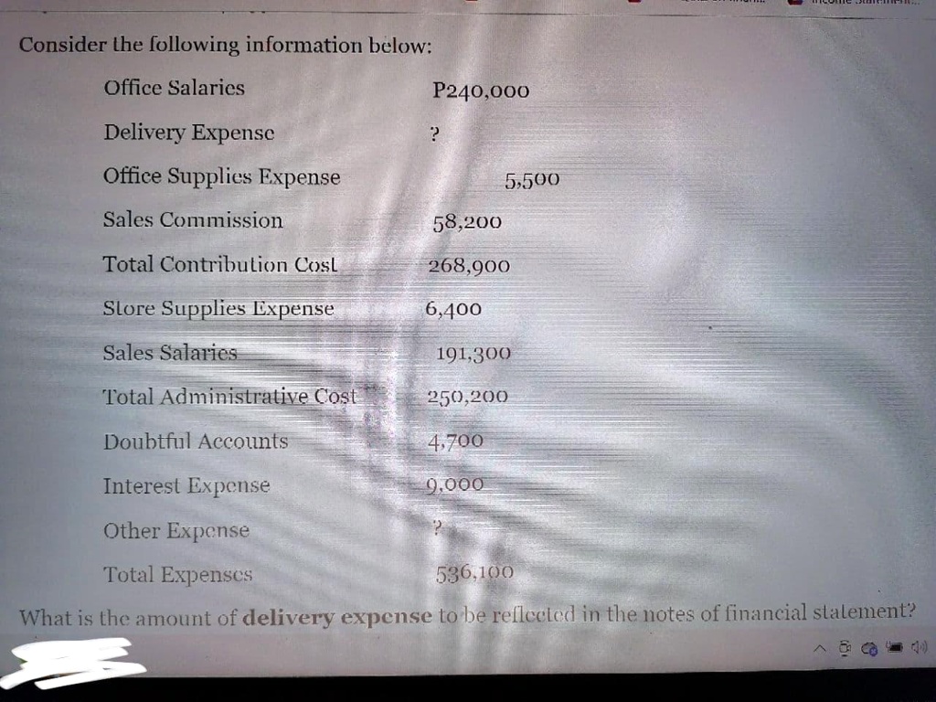 SOLVED Show computation please. Consider the following information