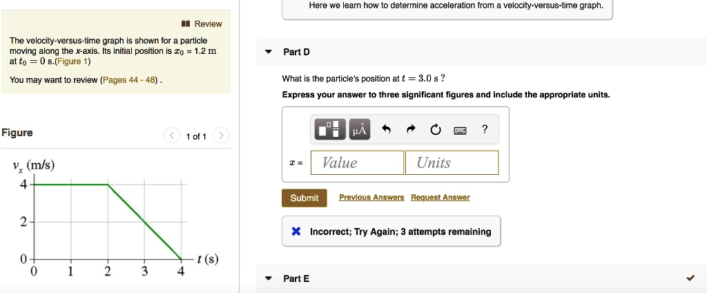 here we learn how to determine acceleration from velocity versus time ...