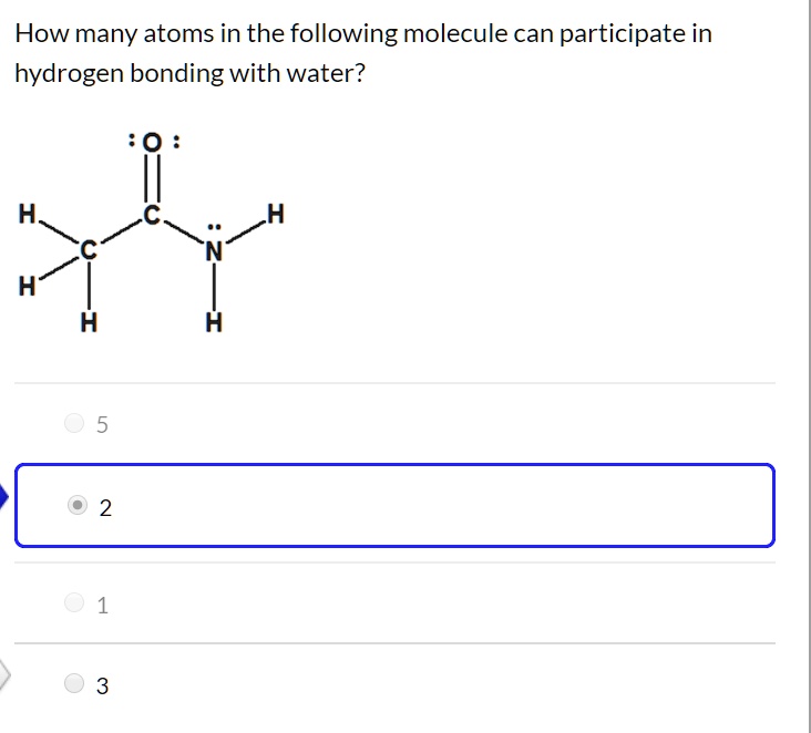 Solved How Many Atoms In The Following Molecule Can Participate In