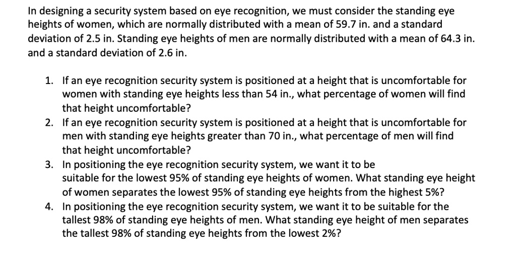 SOLVED Please show all your work to receive credit. Thank you! In designing a security system
