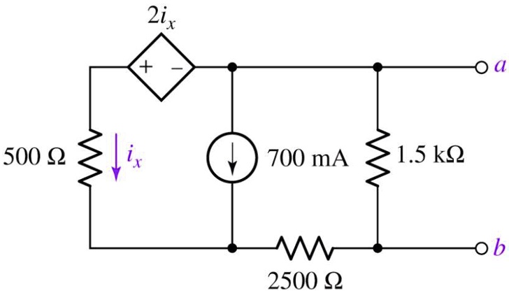 SOLVED: Consider the circuit shown in the following figure: a ...