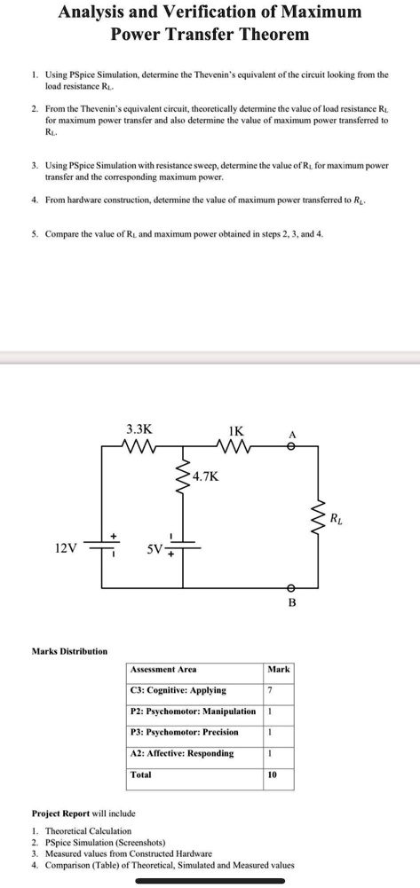 Analysis and Verification of Maximum Power Transfer Theorem 1. Using ...