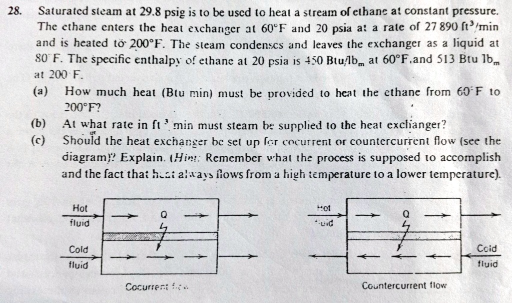 SOLVED Saturated Steam At 29 8 Psig Is To Be Used To Heat A Stream Of cm-to-pixels-converter-calculatorway