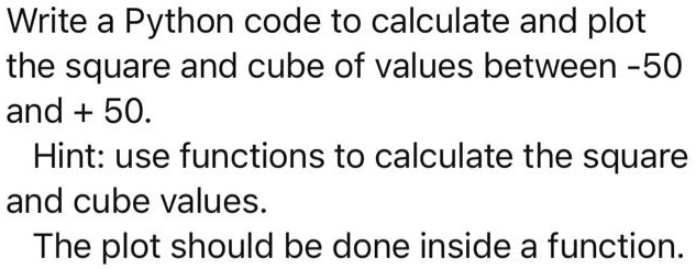 SOLVED: I hope each set of cods explained. Write a Python code to ...