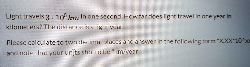 one light year is equal to km in kilometers