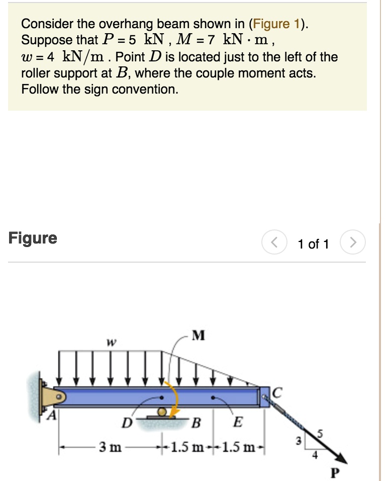 SOLVED: Determine: Internal Normal Force At Point D. Internal Shear ...