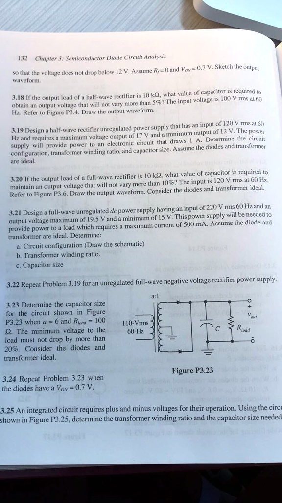 SOLVED: Chapter 3: Semiconductor Diode Circuit Analysis Problem 3.4 ...