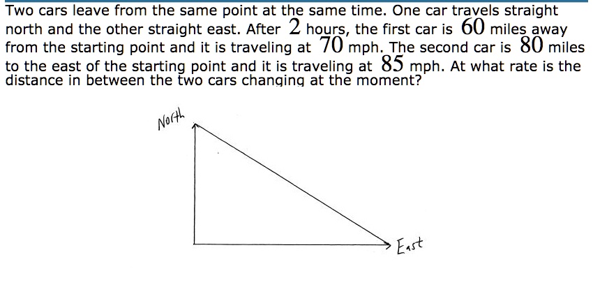 two cars travel the same distance