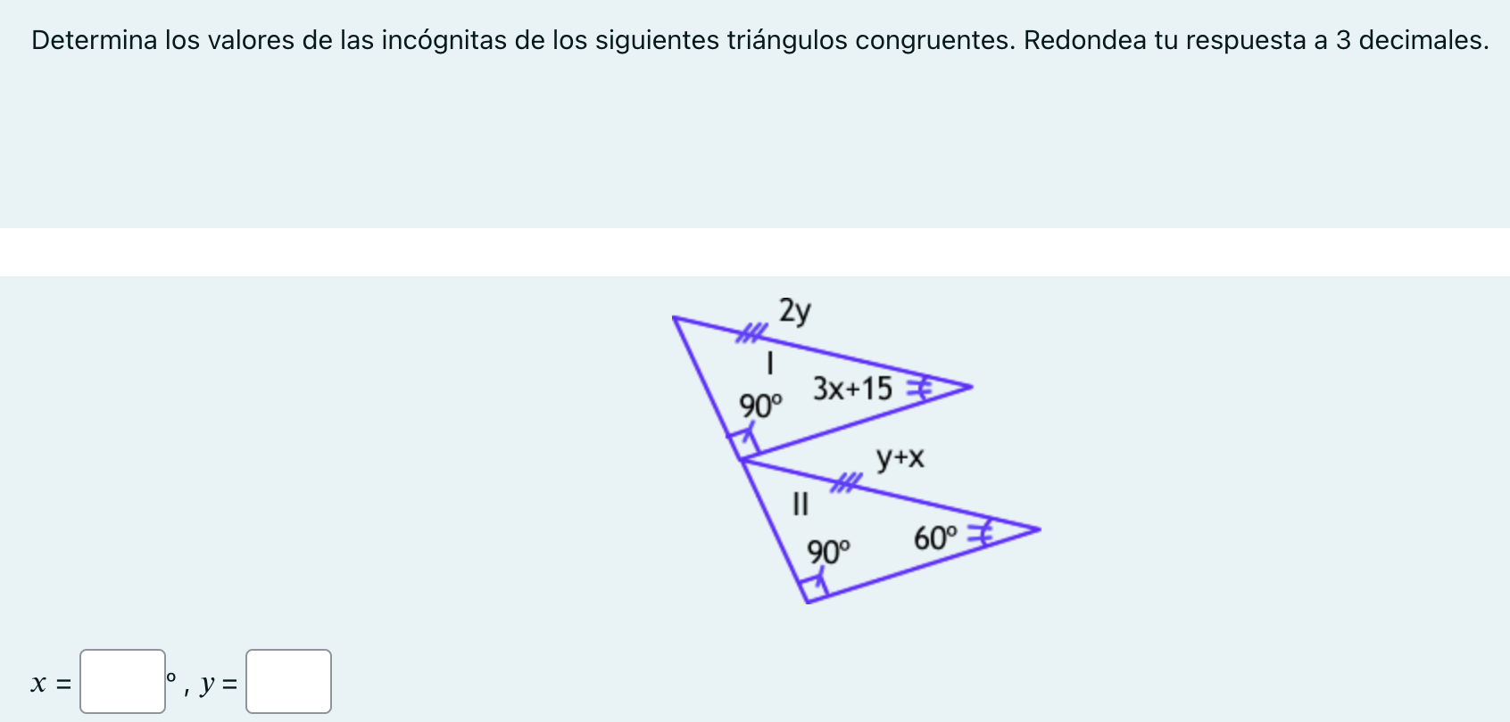 Solved Determina Los Valores De Las Incógnitas De Los Siguientes